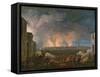 The Bombardment of Vienna by the French Army, 11th May 1809-Baron Louis Albert Bacler D'albe-Framed Stretched Canvas