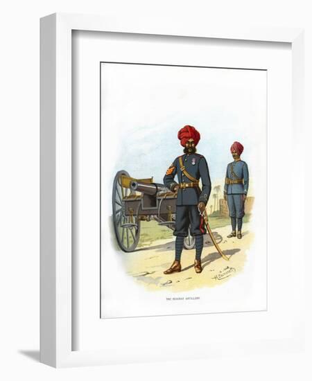 The Bombay Artillery, C1890-H Bunnett-Framed Giclee Print