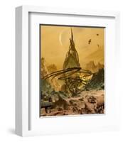 The Bone Dragon's Lair-null-Framed Art Print