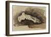 The Bones of a Female Human's Foot (Pencil with W/C and Bodycolour on Paper)-John Ruskin-Framed Giclee Print