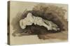 The Bones of a Female Human's Foot (Pencil with W/C and Bodycolour on Paper)-John Ruskin-Stretched Canvas