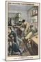 The Bonnot Gang Raid a Bank at Chantilly Killing Two Staff-null-Mounted Art Print