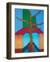 The Bonsai Hasn't Been Watered, 2009-Jan Groneberg-Framed Giclee Print