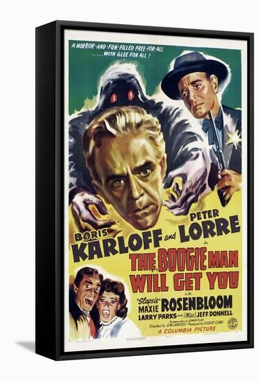 The Boogie Man Will Get You, 1942, Directed by Lew Landers-null-Framed Stretched Canvas