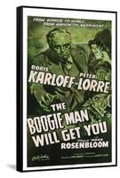 The Boogie Man Will Get You-null-Framed Stretched Canvas
