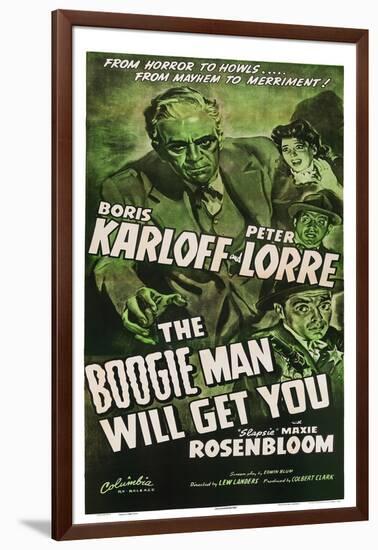 The Boogie Man Will Get You-null-Framed Art Print