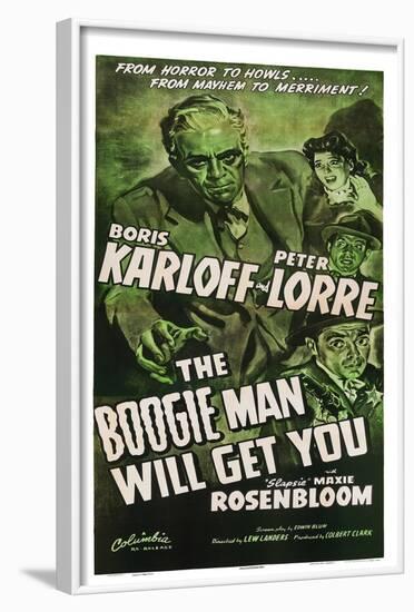 The Boogie Man Will Get You-null-Framed Art Print