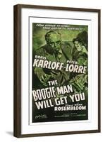 The Boogie Man Will Get You-null-Framed Art Print