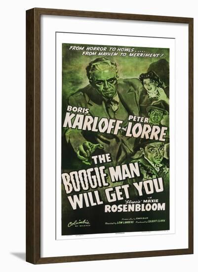 The Boogie Man Will Get You-null-Framed Art Print