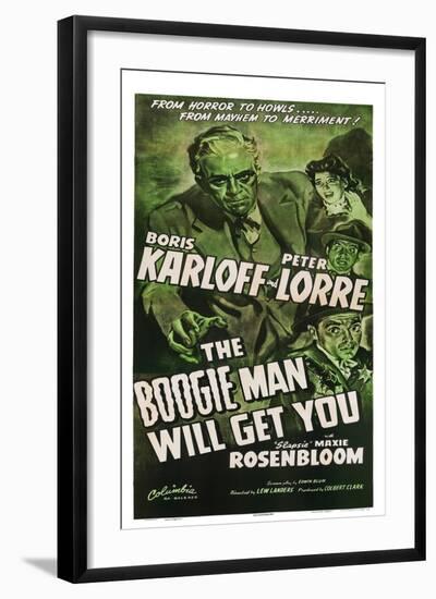 The Boogie Man Will Get You-null-Framed Art Print