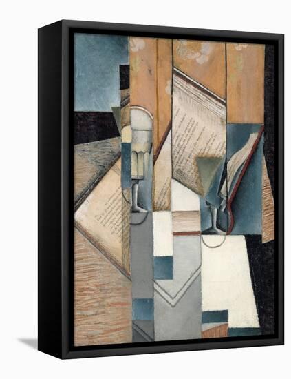 The Book, 1913-Juan Gris-Framed Stretched Canvas