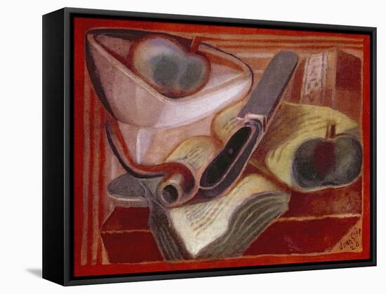 The Book, 1924-Juan Gris-Framed Stretched Canvas