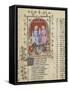 The Book of Changing Fortune by Christine De Pisan.-null-Framed Stretched Canvas