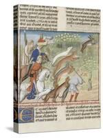 The Book of Gaston Phoebus Hunting: Hunting the Hare-null-Stretched Canvas