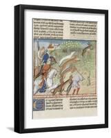 The Book of Gaston Phoebus Hunting: Hunting the Hare-null-Framed Giclee Print