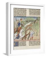 The Book of Gaston Phoebus Hunting: Hunting the Hare-null-Framed Giclee Print