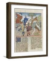 The Book of Gaston Phoebus Hunting: Hunting Wild Cats-null-Framed Giclee Print