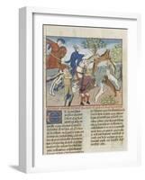 The Book of Gaston Phoebus Hunting: Hunting Wild Cats-null-Framed Giclee Print