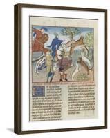 The Book of Gaston Phoebus Hunting: Hunting Wild Cats-null-Framed Giclee Print