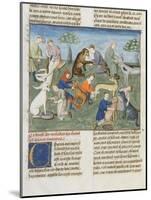 The Book of Gaston Phoebus Hunting in Care for Dogs-null-Mounted Giclee Print