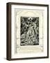 The Book of Job 1: 18-19 by William Blake-William Blake-Framed Giclee Print