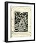 The Book of Job 1: 18-19 by William Blake-William Blake-Framed Giclee Print