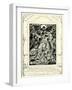 The Book of Job 1: 18-19 by William Blake-William Blake-Framed Giclee Print