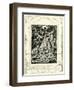 The Book of Job 1: 18-19 by William Blake-William Blake-Framed Giclee Print