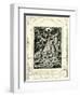 The Book of Job 1: 18-19 by William Blake-William Blake-Framed Giclee Print