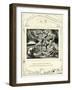 The Book of Job 2: 7 Illustrated by William Blake-William Blake-Framed Giclee Print