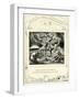 The Book of Job 2: 7 Illustrated by William Blake-William Blake-Framed Giclee Print