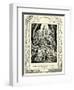 The Book of Job 29:5 by William Blake-William Blake-Framed Giclee Print