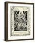 The Book of Job 29:5 by William Blake-William Blake-Framed Giclee Print