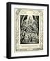 The Book of Job 29:5 by William Blake-William Blake-Framed Giclee Print