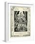 The Book of Job 29:5 by William Blake-William Blake-Framed Giclee Print