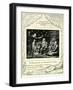 The Book of Job 32:6 illustrated by William Blake-William Blake-Framed Giclee Print