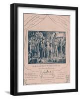 The Book of Job illustrations by William Blake-William Blake-Framed Giclee Print