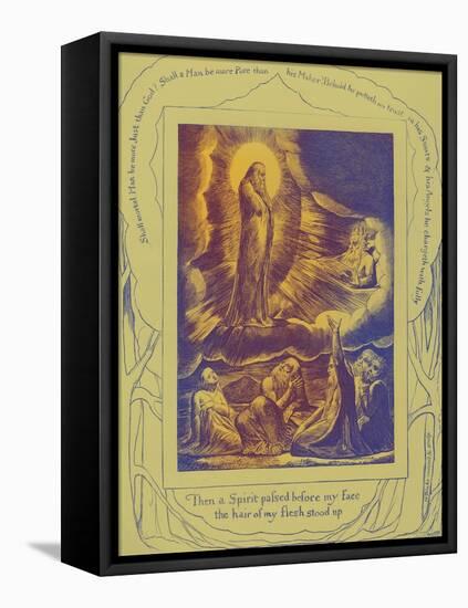 The Book of Job illustrations by William Blake-William Blake-Framed Stretched Canvas