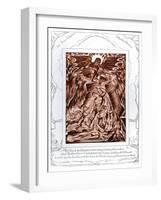 The Book of Job illustrations by William Blake-William Blake-Framed Giclee Print