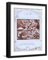 The Book of Job illustrations by William Blake-William Blake-Framed Giclee Print