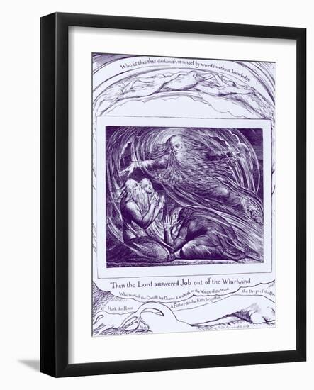 The Book of Job illustrations by William Blake-William Blake-Framed Giclee Print