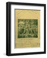 The Book of Job illustrations by William Blake-William Blake-Framed Giclee Print