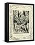 The Book of Job2:7 illustrated by William Blake-William Blake-Framed Stretched Canvas