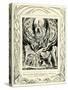 The Book of Job2:7 illustrated by William Blake-William Blake-Stretched Canvas