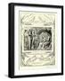 The Book of Job42:11 illustrated by william Blake-William Blake-Framed Giclee Print