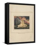 The Book of Thel Pl. 6-William Blake-Framed Stretched Canvas