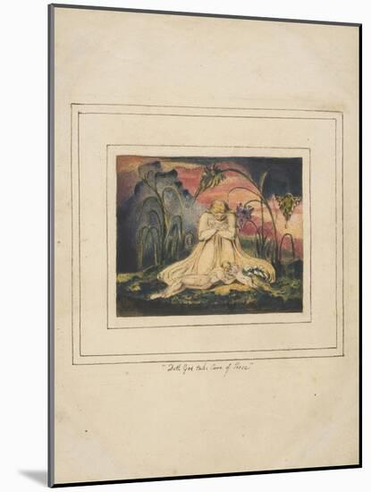 The Book of Thel Pl. 6-William Blake-Mounted Giclee Print