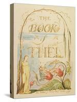 The Book of Thel, Plate 2 (Title Page), 1789-William Blake-Stretched Canvas