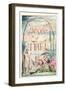 The Book of Thel, Title Page, 1789-William Blake-Framed Giclee Print