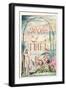 The Book of Thel, Title Page, 1789-William Blake-Framed Giclee Print